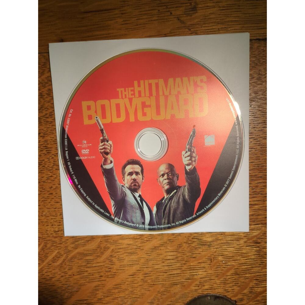 The Hitman’s Bodyguard (DVD, 2017) DISC ONLY